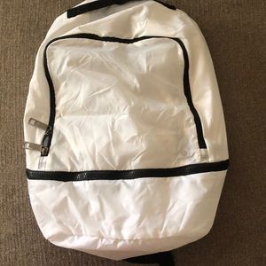 Lulu lemon white backpack